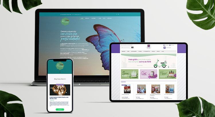 Casa Alecrim Escola Holística ganha novo site com e-commerce criado pela Priory
