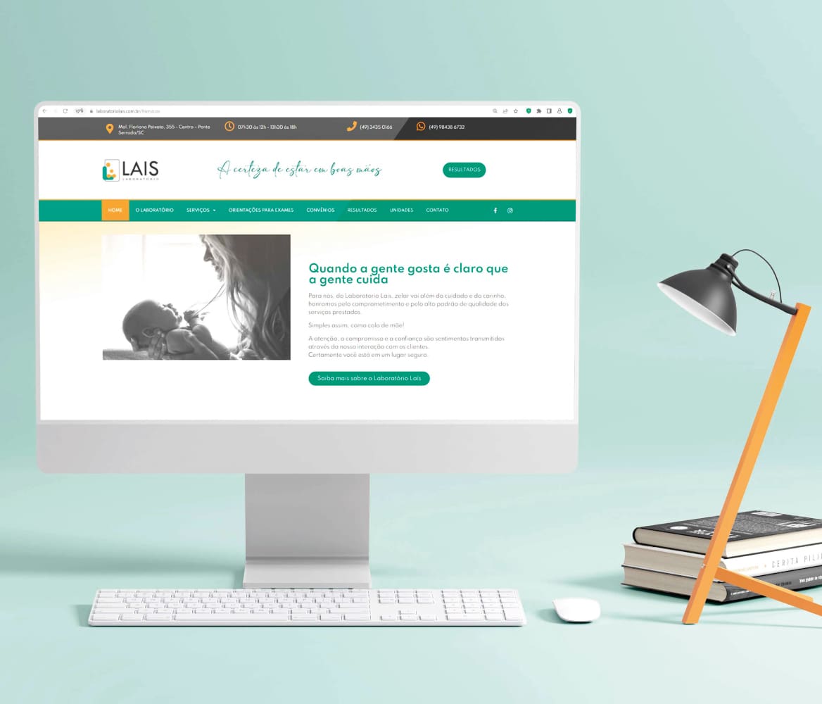 Foto Priory cria novo site institucional para Laboratório Lais