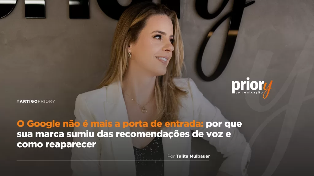 Foto O Google não é mais a porta de entrada: por que sua marca sumiu das recomendações de voz e como reaparecer